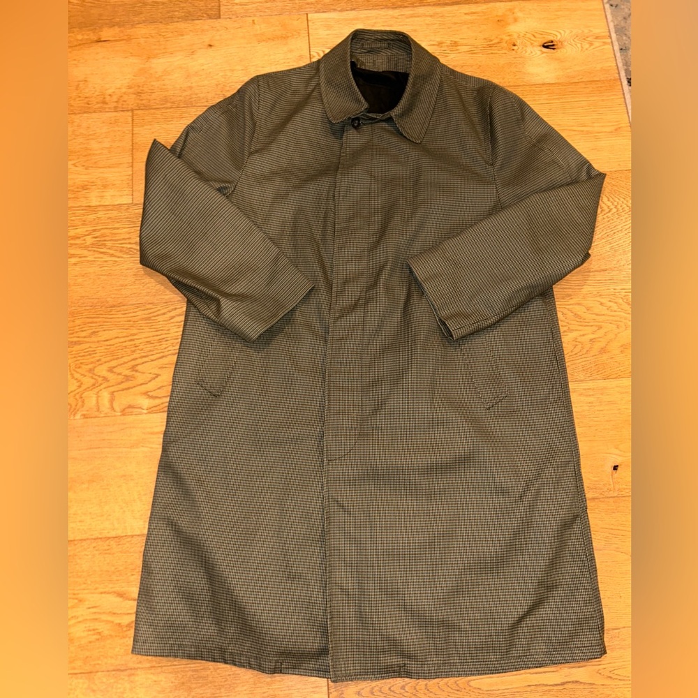 Men's Green Trench Coat